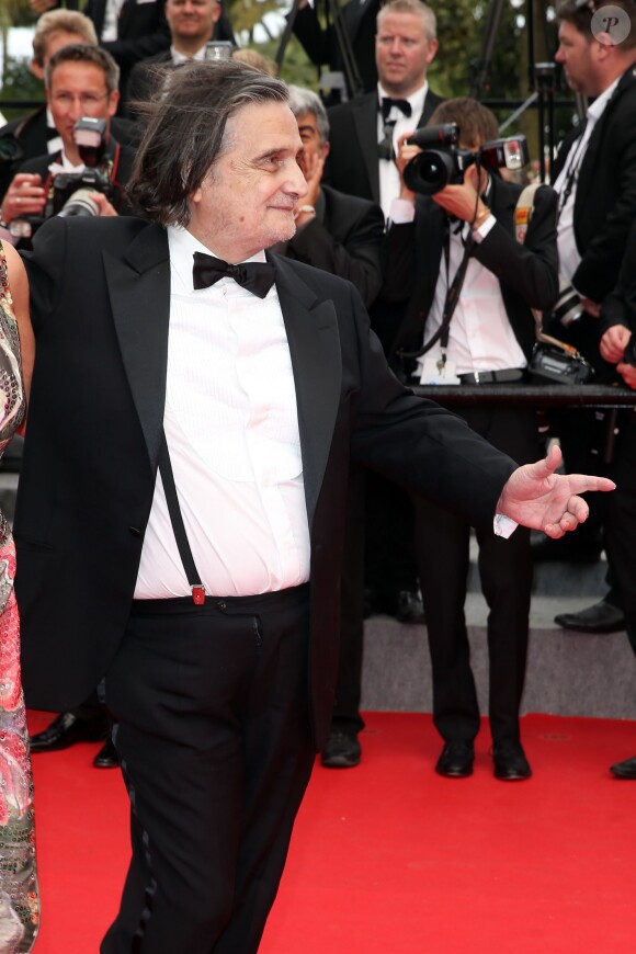 Jean-Pierre Léaud  - Montée des marches du film "The Search" lors du 67e Festival du film de Cannes le 21 mai 2014