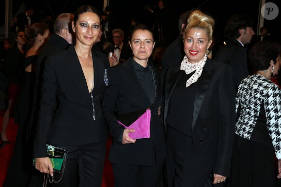 Nora Sahli (Bijoux Van Cleef & Arpels) - Montée des marches du film "L'homme qu'on aimait trop" lors du 67e Festival du film de Cannes le 21 mai 2014.