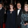 Catherine Deneuve, André Téchiné, Adèle Haenel et Guillaume Canet - Montée des marches du film "L'homme qu'on aimait trop" lors du 67e Festival du film de Cannes le 21 mai 2014.