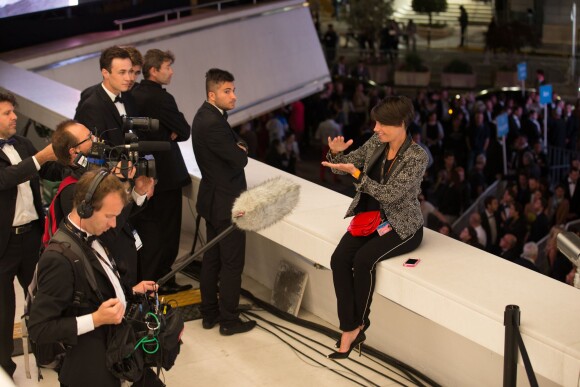Alessandra Sublet - Montée des marches du film "L'homme qu'on aimait trop" lors du 67e Festival du film de Cannes le 21 mai 2014.