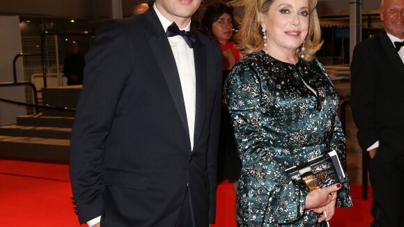 Cannes 2014 : Catherine Deneuve au bras de son ex-gendre Benjamin Biolay