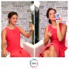 Barbara Palvin teste l'application Makeup Genius de L'Oréal Paris à Cannes. 
 
 
 
 
