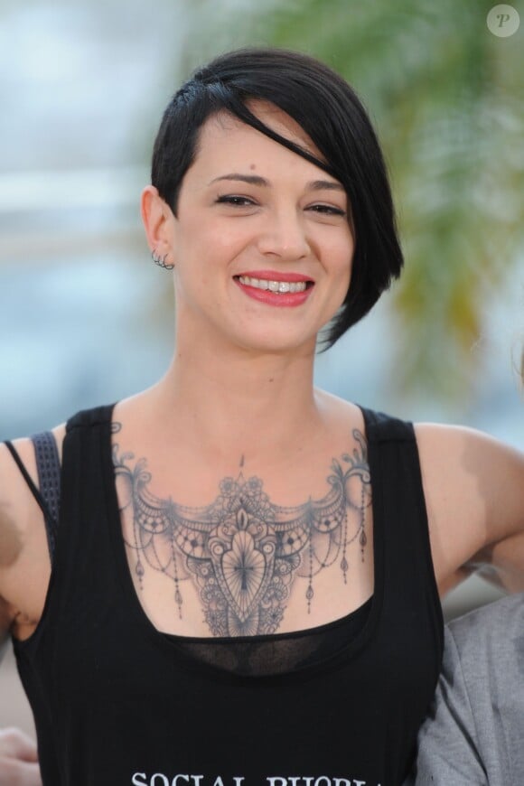 Asia Argento - Photocall du film "Incompresa" lors du 67e Festival International du Film de Cannes, le 22 mai 2014.