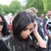 Kim Kardashian et sa soeur Kourtney sont allées déjeuner à l'Avenue puis à la boutique Baby Dior. Plus tard, Kim s'est rendue à la tour Eiffel avec son meilleur ami - Paris 22 mai 2014