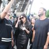 Kim Kardashian a été déjeuner à l'Avenue puis faire du shopping chez Baby Dior avant de se rendre à la Tour Eiffel - Paris le 22 mai 2014