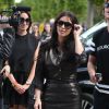 Kim Kardashian a été déjeuner à l'Avenue puis faire du shopping chez Baby Dior avant de se rendre à la Tour Eiffel - Paris le 22 mai 2014 