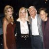 Aaron Spelling (décédé en 2006), avec sa femme Candy, leur fille Tori et leur fils Randy à Los Angeles en 1993.