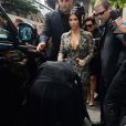 Kim Kardashian et sa fille North se rendent au ch&acirc;teau de Wideville. Paris, le 23 mai 2014. 