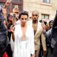  Kim Kardashian et Kanye West se rendent au Ch&acirc;teau de Versailles. Paris, le 23 mai 2014. 