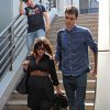 Christina Ricci, accompagnée de son mari James Heerdegen, dévoile son ventre de future maman, à Los Angeles le 23 mai 2014