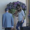 Khloe Kardashian s'apprête à quitter l'hôtel Belmond Villa San Michele. Florence, le 25 mai 2014.
