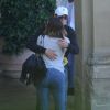 Bruce Jenner et Khloé Kardashian s'apprêtent à quitter l'hôtel Belmond Villa San Michele. Florence, le 25 mai 2014.