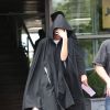 Kendall Jenner arrive à l'aéroport du Bourget en provenance de Florence. Le 25 mai 2014.