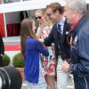 Pierre Casiraghi retrouve sa demi-soeur la princesse Alexandra de Hanovre sous les yeux de sa compagne Beatrice Borromeo, le 25 mai 2014 au Grand Prix de Monaco