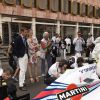 Pierre Casiraghi et Beatrice Borromeo en couple dans les coulisses du Grand Prix de Monaco le 25 mai 2014