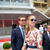 Pierre Casiraghi et sa compagne Beatrice Borromeo, en habitués, ont profité le 25 mai 2014 du Grand Prix de Monaco