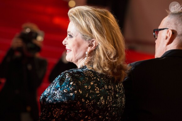 Catherine Deneuve - Montée des marches du film "L'homme qu'on aimait trop" lors du 67e Festival du film de Cannes le 21 mai 2014.