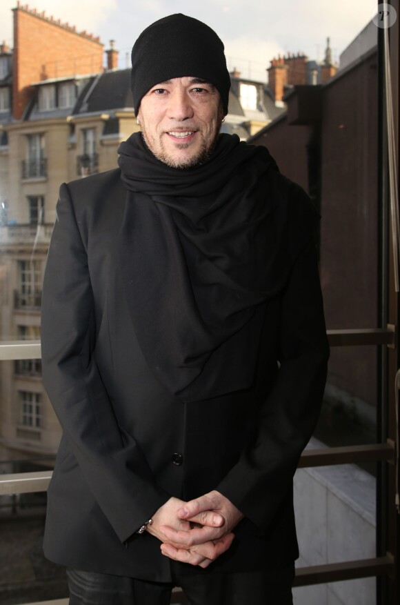 Pascal Obispo lors de la soirée hommage à Etienne Roda-Gil à l'occasion des 10 ans de sa disparition à la Sacem. Neuilly-sur-Seine, le 26 mai 2014.