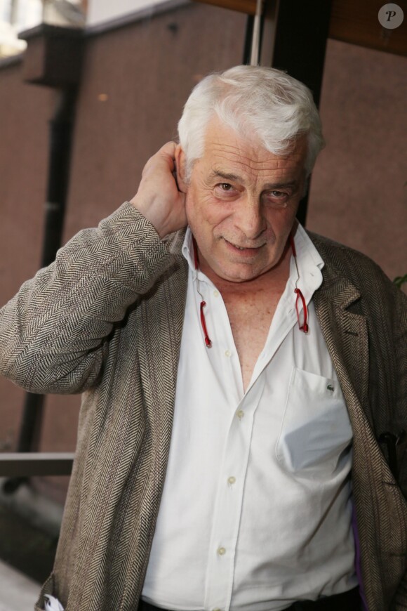 Jacques Weber lors de la soirée hommage à Etienne Roda-Gil à l'occasion des 10 ans de sa disparition à la Sacem. Neuilly-sur-Seine, le 26 mai 2014.