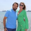 Henri Leconte et sa femme Florentine au Majestic Barrière lors du 67e festival international du film de Cannes le 21 mai 2014