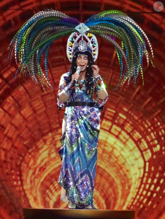 Cher en concert au MGM Grand Arena à Las Vegas, le 25 mai 2014.