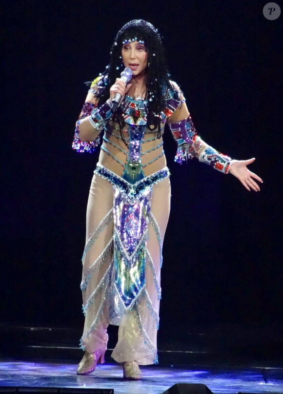 Cher en concert au MGM Grand Arena à Las Vegas, le 25 mai 2014.