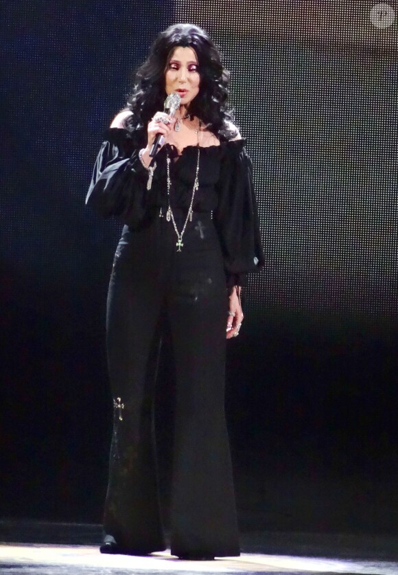 Cher en concert au MGM Grand Arena à Las Vegas, le 25 mai 2014.