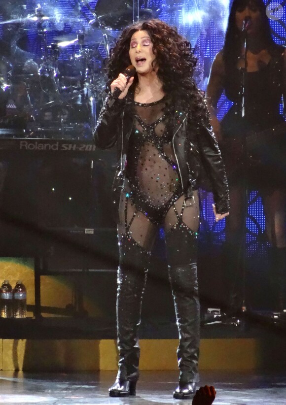 Cher en concert au MGM Grand Arena à Las Vegas, le 25 mai 2014.