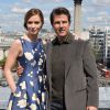 Tom Cruise, Emily Blunt - Photocall du film "Edge of Tomorrow" sur le toit de l'hôtel Trafalgar à Londres, le 25 mai 2014.