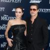 Angelina Jolie et Brad Pitt - Avant-première du film "Maléfique" à Los Angeles le 28 mai 2014.