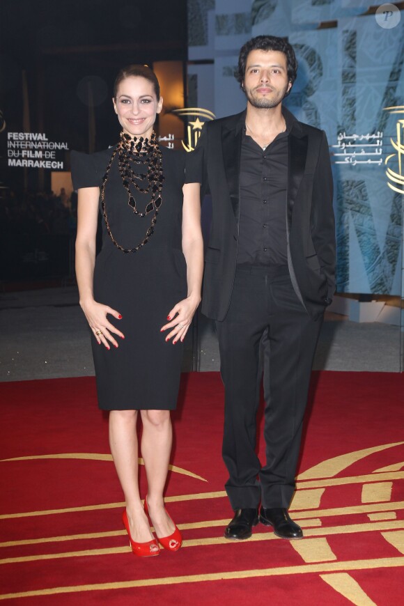 Audrey Dana et Mabrouk El Mechri au festival du film de Marrakech le 9 décembre 2011
