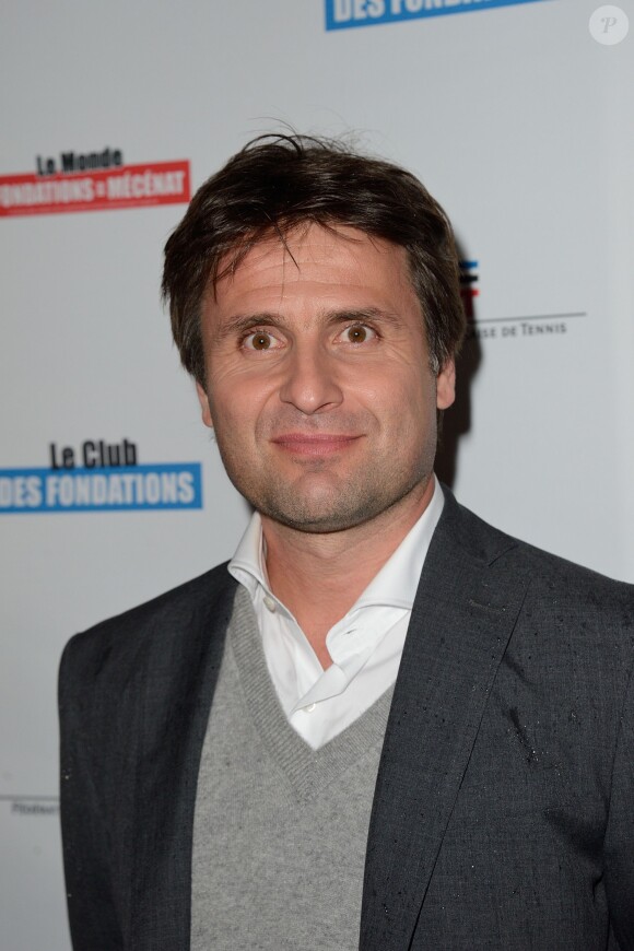 Fabrice Santoro lors de la soirée Sport & Philanthropie au Club des Loges à Paris, le 28 mai 2014