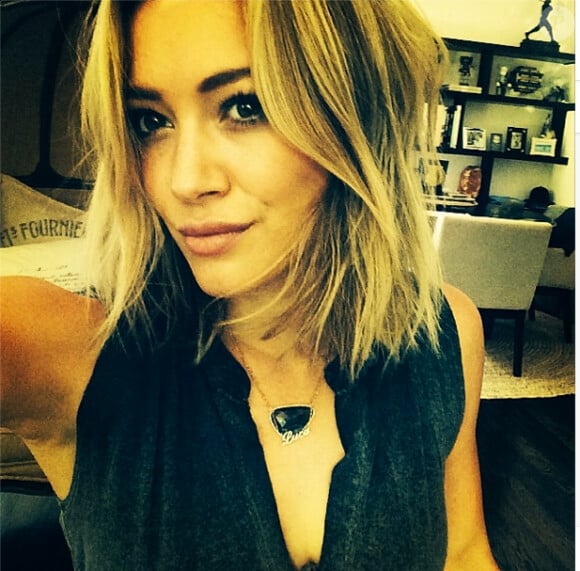 Hilary Duff change de coupe de cheveux, le 29 mai 2014.