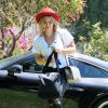 Hilary Duff rend visite à une amie à Los Feliz Los Angeles, le 30 mai 2014