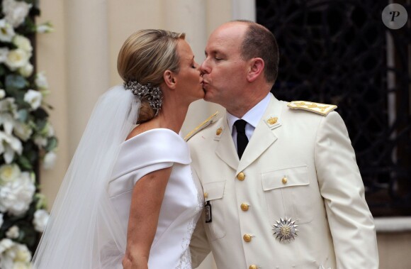 Mariage d'Albert de Monaco et Charlene à Monaco, le 2 juillet 2011.