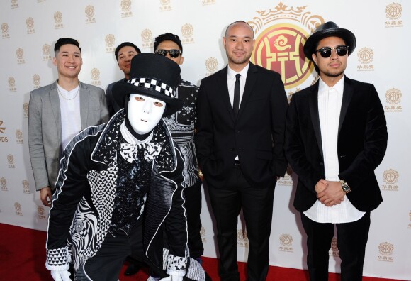 Jabbawockeez lors de la 11e cérémonie des Huading Film Awards au Ricardo Montalban Theater de Los Angeles, le 1er juin 2014.