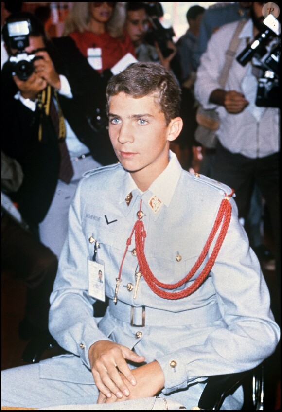 Le prince Felipe d'Espagne en 1986. 