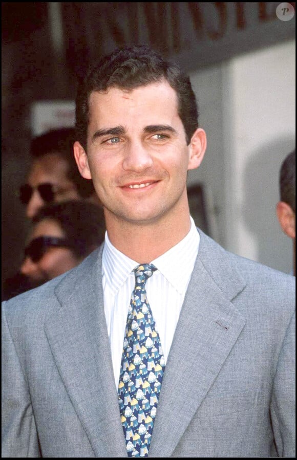 Le prince Felipe d'Espagne à Londres en 1995