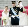 Mariage de Felipe d'Espagne et Letizia à Madrid le 23 mai 2004. 
