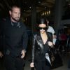 Kim Kardashian arrive à l'aéroport de Los Angeles, le 2 juin 2014.
