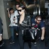 Kim Kardashian arrive à l'aéroport de Los Angeles, le 2 juin 2014.