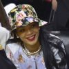 Rihanna lors du match de la NBA entre les Miami Heats et l'équipe des Brooklyn Nets à Miami, le 8 mai 2014.