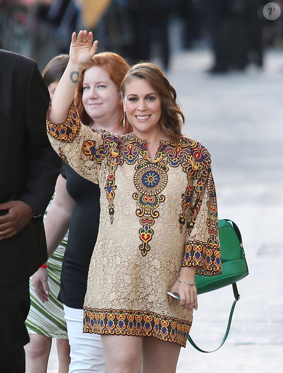 Alyssa Milano à Hollywood, Los Angeles, le 3 juin 2014.
