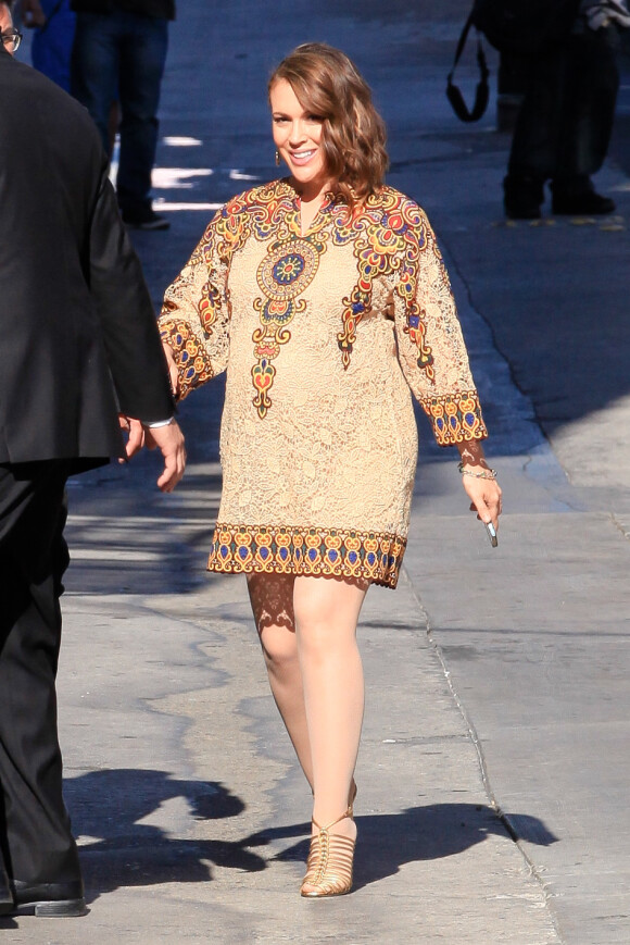 Alyssa Milano à Hollywood, Los Angeles, le 3 juin 2014.