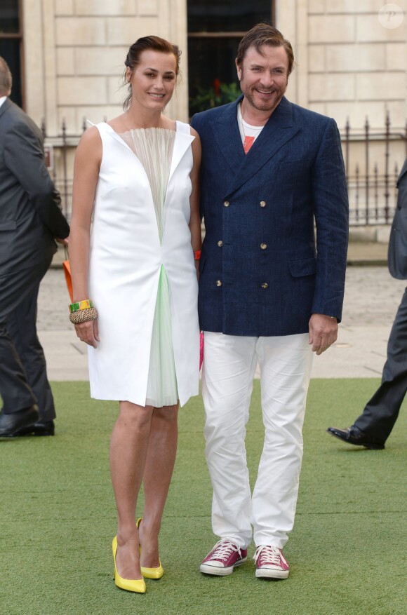 Yasmin et Simon Le Bon assistent au vernissage de la Summer Exhibition à la Royal Academy of Arts. Londres, le 4 juin 2014.