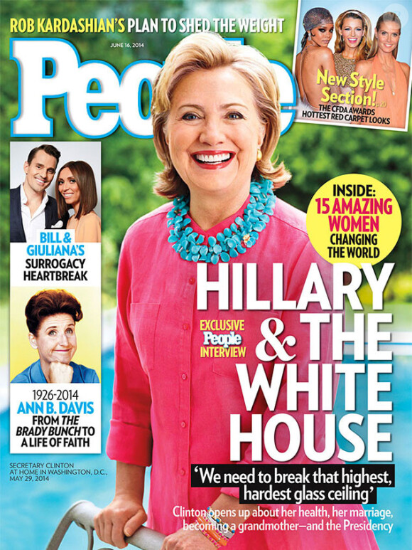 Hillary Clinton en couverture de People.