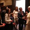 Rania de Jordanie et sa famille lors de la venue du pape François à Amman le 24 mai 2014