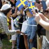 Le roi Carl XVI Gustaf et la reine Silvia de Suède célèbraient la Fête Nationale à Ange le 6 juin 2014