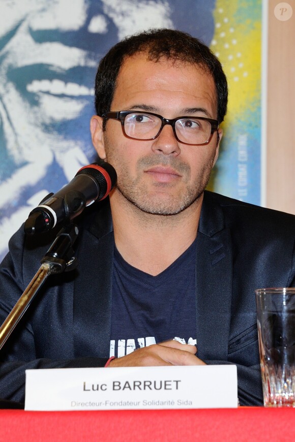 Luc Barruet à la conférence de presse de Solidays, le 4 juin 2014.