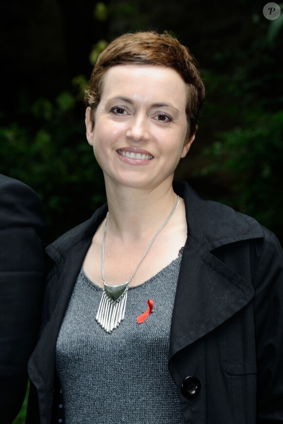 Sophie Jovillard à la conférence de presse de Solidays, le 4 juin 2014.